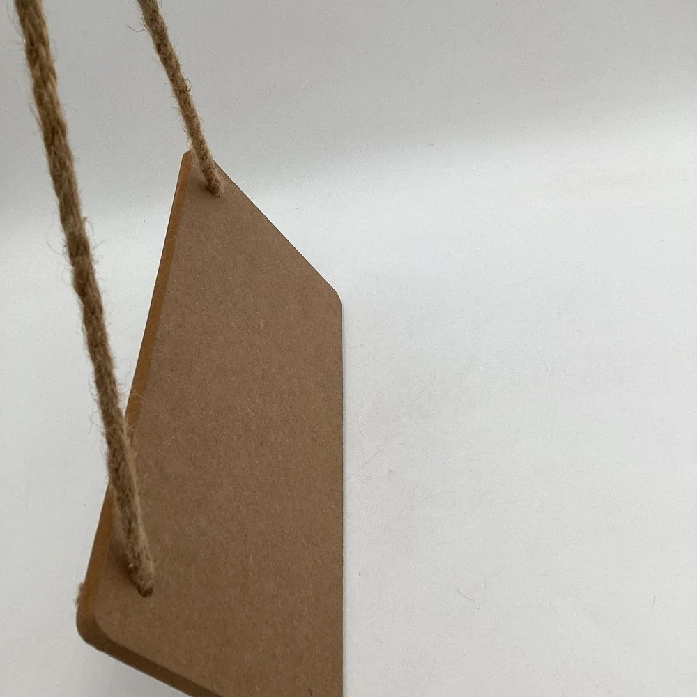 This Is My Happy Place Wooden Hanging Sign Wall Decor Rustic Jute Rope‎ 10x5